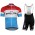 2017-2018 QUICK-STEP FLOORS Champion von Luxemburg Fahrradbekleidung Satz Fahrradtrikot Kurzarm Trikot und Kurz Trägerhose