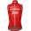 Radsport TREK-SEGAFREDO 2018 Rot Windstopper ärmelloses Trikot Kurz