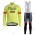 Profiteam 2018 TREK SEGAFREDO Pro gelb Fahrradbekleidung Trikot Langarm+Lang Trägerhose