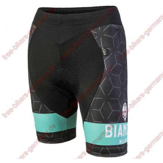 Profiteam 2018 Bianchi Milano Nevola Weiß Damen Radhose Kurz 47700CI
