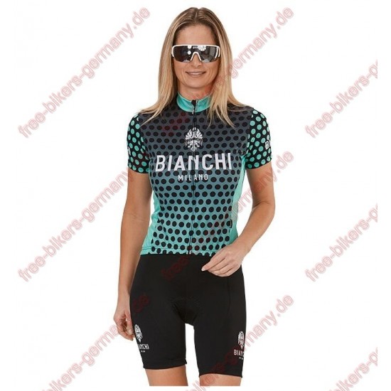 Profiteam 2018 Bianchi Milano Gravina Blau Damen Fahrradbekleidung Trikot Kurzarm+Radhose 85742VV Profiteam 2018 Bianchi Milano Gravina Blau Damen Fahrradbekleidung Trikot Kurzarm+Radhose 85742VV
