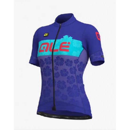 Fahrradbekleidung Radsport 2020 Ale Ibisco Damen Trikot Kurzarm Outlet blau