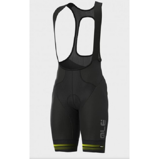 Fahrradbekleidung Radsport 2020 Ale Graphics Prr Slide Trägerhosen Set gelb-fluo L14054019-02