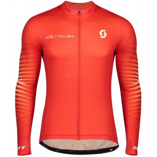 Fahrradbekleidung Radsport 2020 SCOTT RC TEAM 10 Trikot Langarmrot