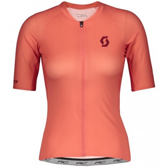 Fahrradbekleidung Radsport 2020 Damen SCOTT RC Premium Trikot Kurzarm Outlet Rosa