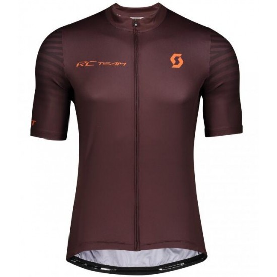 Fahrradbekleidung Radsport 2020 SCOTT RC TEAM 10 Trikot Kurzarm Outlet marrone
