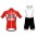 Fahrradbekleidung Radsport 2020 Lotto Soudal TdF Radbekleidung Satz Trikot Kurzarm+Trägerhosen Set Outlet rot Weiß MJ5HC