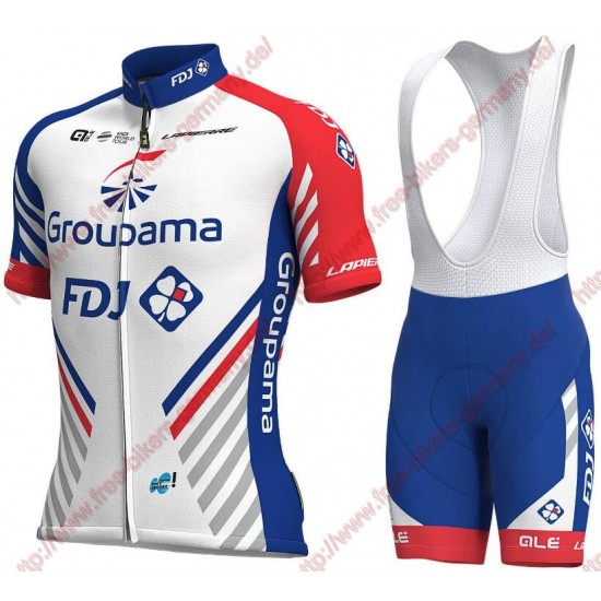 Profiteams 2019 Groupama FDJ Radbekleidung Satz Trikot Kurzarm+Trägerhosen Set Outlet Profiteams 2019 Groupama FDJ Radbekleidung Satz Trikot Kurzarm+Trägerhosen Set Outlet