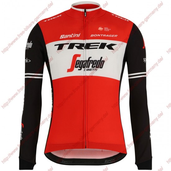 Profiteams Trek Segafredo 2019 rot Radsport Trikot Langarm