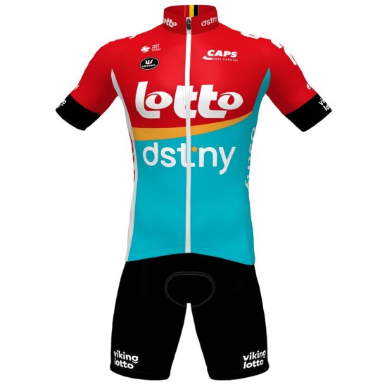 Lotto Dstny 2023 Radsport-Set(Kurzarmtrikot+Trägerhose)