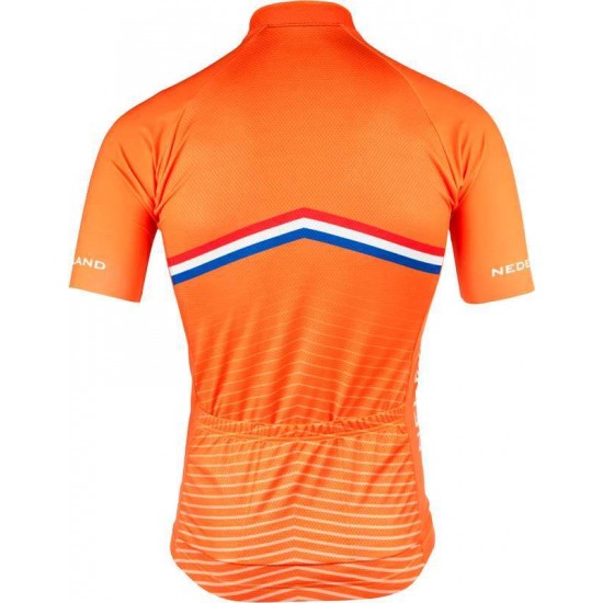 NIEDERLANDE 2022 Radtrikot kurzarm(langer RV)-Radsport-National-Team NIEDERLANDE 2022 Radtrikot kurzarm(langer RV)-Radsport-National-Team
