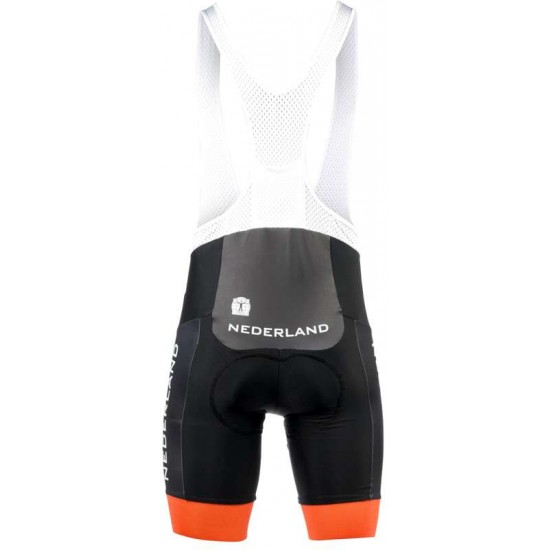 NIEDERLANDE 2022 Trägerhose kurz-Radsport-National-Team NIEDERLANDE 2022 Trägerhose kurz-Radsport-National-Team