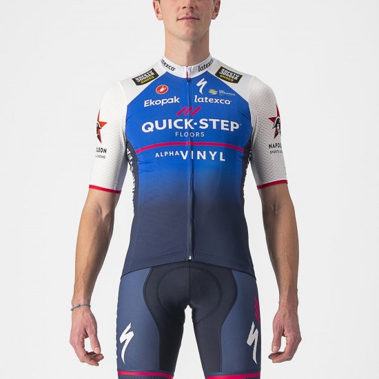 Quick Step-Alpha Vinyl 2022 Competizione Radtrikot kurzarm Quick Step-Alpha Vinyl 2022 Competizione Radtrikot kurzarm
