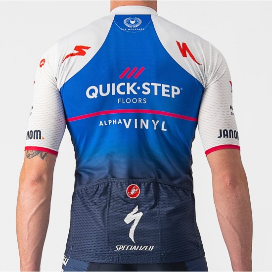 Quick Step-Alpha Vinyl 2022 Competizione Radtrikot kurzarm Quick Step-Alpha Vinyl 2022 Competizione Radtrikot kurzarm