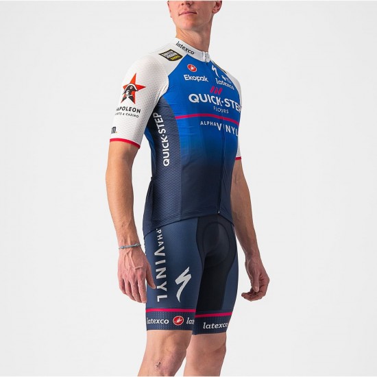 Quick Step-Alpha Vinyl 2022 Competizione Radtrikot kurzarm Quick Step-Alpha Vinyl 2022 Competizione Radtrikot kurzarm