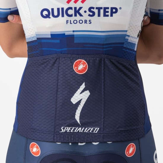 Soudal Quick-Step 2023 Competizione Radtrikot Damen kurzarm Soudal Quick-Step 2023 Competizione Radtrikot Damen kurzarm