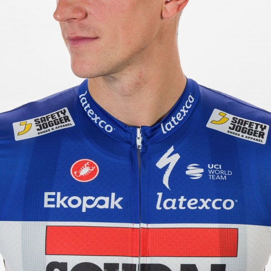Soudal Quick-Step französischer Meister 2023 Competizione Radtrikot kurzarm Soudal Quick-Step französischer Meister 2023 Competizione Radtrikot kurzarm