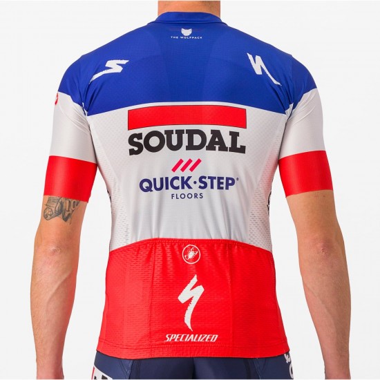 Soudal Quick-Step französischer Meister 2023 Competizione Radtrikot kurzarm Soudal Quick-Step französischer Meister 2023 Competizione Radtrikot kurzarm