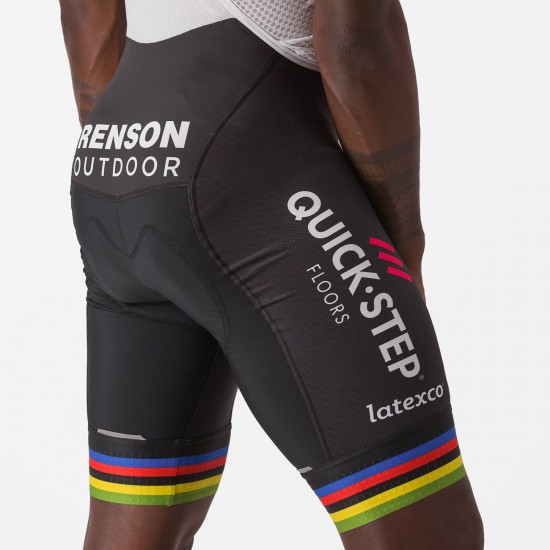 Soudal Quick-Step Straßenrad Weltmeister 2023 Competizione Trägerhose kurz Soudal Quick-Step Straßenrad Weltmeister 2023 Competizione Trägerhose kurz
