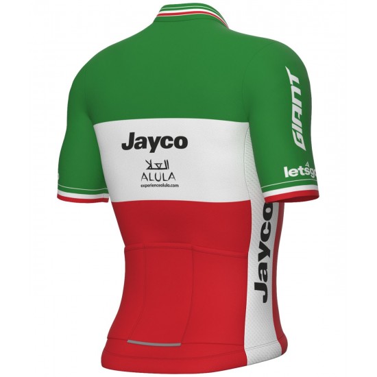 Team Jayco AlUla Italienischer Meister 2023 Radtrikot kurzarm-ALE Team Jayco AlUla Italienischer Meister 2023 Radtrikot kurzarm-ALE