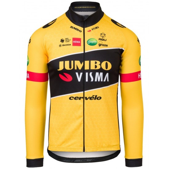 TEAM JUMBO-VISMA 2022 Radtrikot langarm TEAM JUMBO-VISMA 2022 Radtrikot langarm