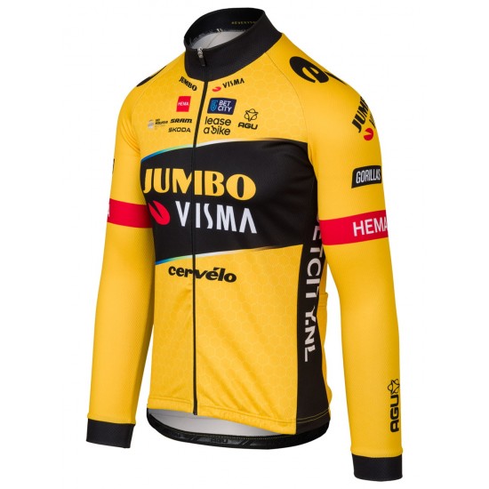 TEAM JUMBO-VISMA 2023 Radtrikot langarm TEAM JUMBO-VISMA 2023 Radtrikot langarm