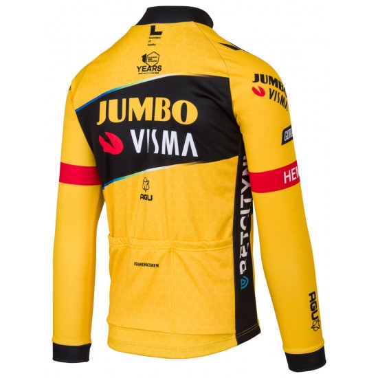 TEAM JUMBO-VISMA 2023 Radtrikot langarm TEAM JUMBO-VISMA 2023 Radtrikot langarm