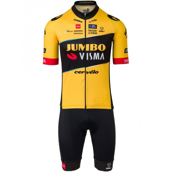 TEAM JUMBO-VISMA 2023 Radtrikot kurzarm TEAM JUMBO-VISMA 2023 Radtrikot kurzarm