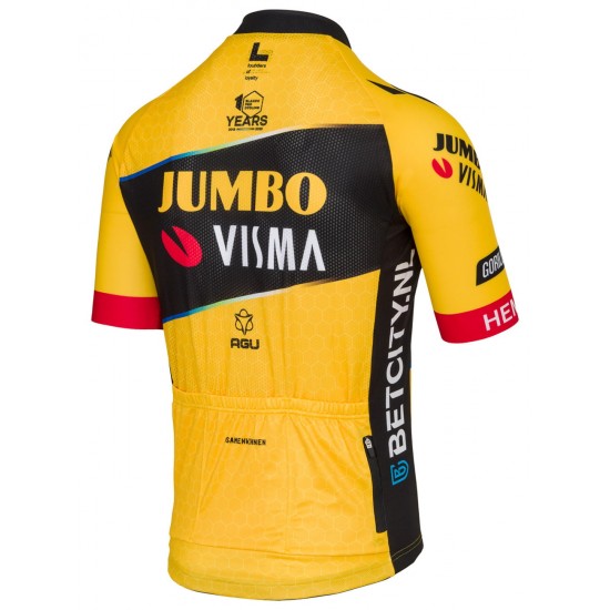 TEAM JUMBO-VISMA 2023 Radtrikot kurzarm TEAM JUMBO-VISMA 2023 Radtrikot kurzarm