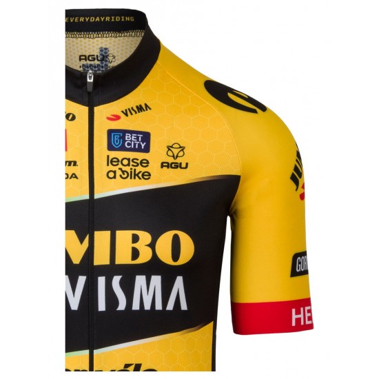 TEAM JUMBO-VISMA 2023 Radtrikot kurzarm TEAM JUMBO-VISMA 2023 Radtrikot kurzarm