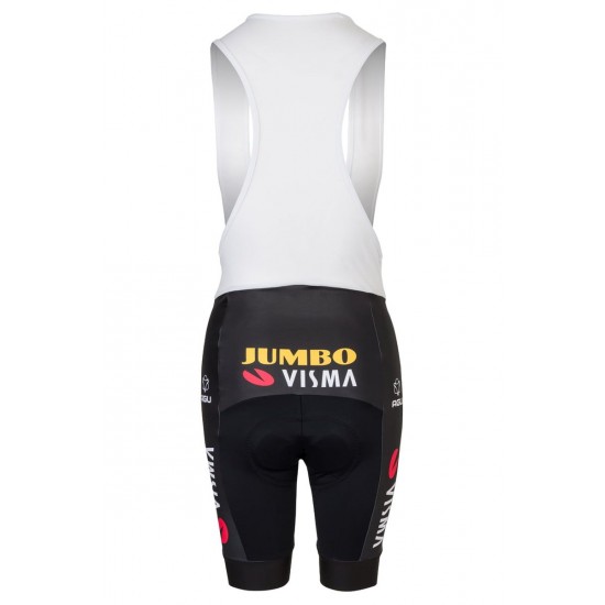 TEAM JUMBO-VISMA 2023 Trägerhose Damen kurz TEAM JUMBO-VISMA 2023 Trägerhose Damen kurz