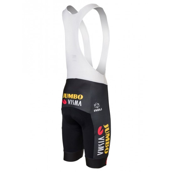 TEAM JUMBO-VISMA 2023 Trägerhose kurz TEAM JUMBO-VISMA 2023 Trägerhose kurz