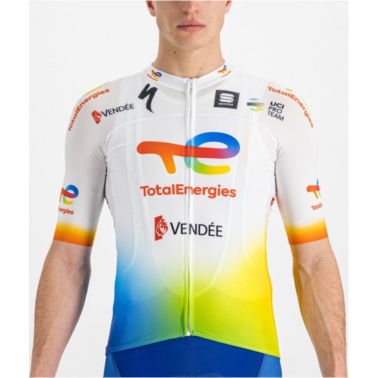 Team TotalEnergies 2022 Radtrikot kurzarm(langer Reißverschluss) Team TotalEnergies 2022 Radtrikot kurzarm(langer Reißverschluss)