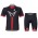 2015 Felt Radbekleidung Radtrikot Kurzarm und Fahrradhosen Kurz schwarz rot XHHG681