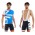 2015 Pinarello Blau Fahrradbekleidung Satz Fahrradtrikot Kurzarm Trikot und Kurz Trägerhose NVJW266
