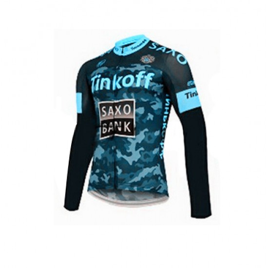 2015 Saxo bank tinkoff Fahrradtrikot Langarm TGDK735