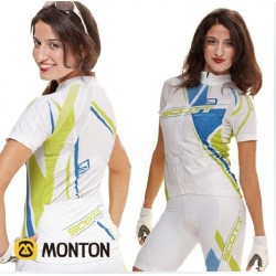 2010 Damen scott Radbekleidung Radtrikot Kurzarm und Fahrradhosen Kurz ARWJ727