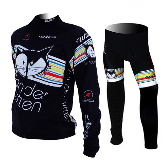 2015 Wilier Damen Fahrradbekleidung Radtrikot Satz Langarm und Lange Fahrradhose JFXU226