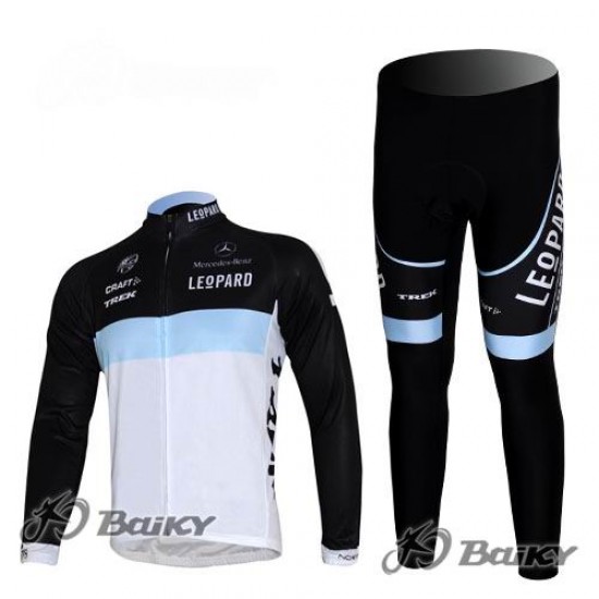 Leopard trek Pro Team Radbekleidung Satz Fahrradtrikot Langarm und Lang Radhose Weiß Schwarz ORBG458 Leopard trek Pro Team Radbekleidung Satz Fahrradtrikot Langarm und Lang Radhose Weiß Schwarz ORBG458