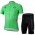 Tour de France Grünes Trikot Radbekleidung Radtrikot Kurzarm und Fahrradhosen Kurz TVQG206
