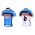 2013 Garmin Sharp Barracuda Cervelo Fahrradbekleidung Satz Fahrradtrikot Kurzarm Trikot und Kurz Trägerhose Blau GCAL199
