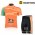 JAYCO Pro Team Radtrikot Kurzarm Kurz Radhose Kits Orange SUFK326