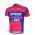 Lampre ISD Pro Team Radtrikot Kurzarm Blau Rosa NFTO470