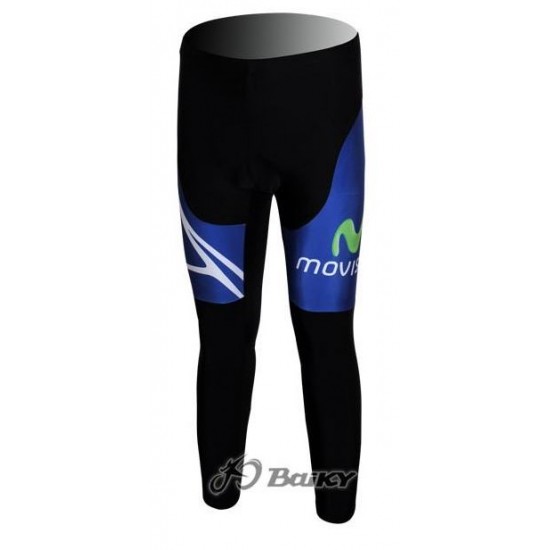 Movistar Team Lang Radhose Blau UXDB376