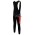 Nalini Pro Team Lang Trägerhose Rot Schwarz CZII317