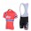 2013 Team Sky Norwegisch Champion Fahrradbekleidung Satz Fahrradtrikot Kurzarm Trikot und Kurz Trägerhose Rot Schwarz JLHU527