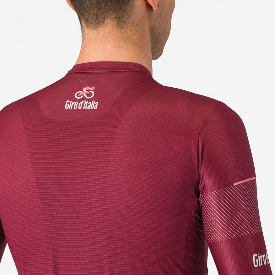 Bekleidung Herren Trofeo Giro d'Italia 2024 Trikot-Bordeaux Bekleidung Herren Trofeo Giro d'Italia 2024 Trikot-Bordeaux