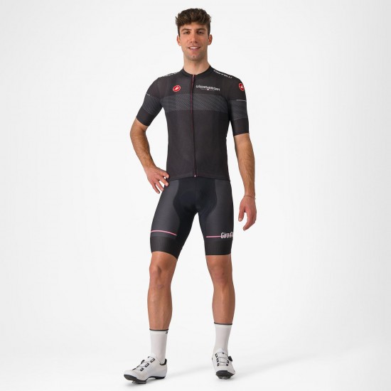 Bekleidung Herren Schwarzes Trikot Giro d'Italia 2024 Classification Bekleidung Herren Schwarzes Trikot Giro d'Italia 2024 Classification