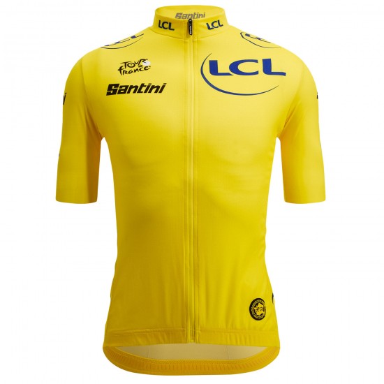 Bekleidung Herren Gelbes Trikot Tour de France 2024 Fan Linie