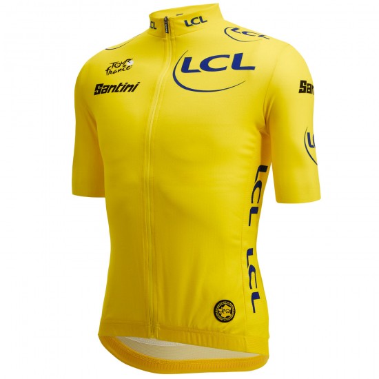 Bekleidung Herren Gelbes Trikot Tour de France 2024 Fan Linie Bekleidung Herren Gelbes Trikot Tour de France 2024 Fan Linie